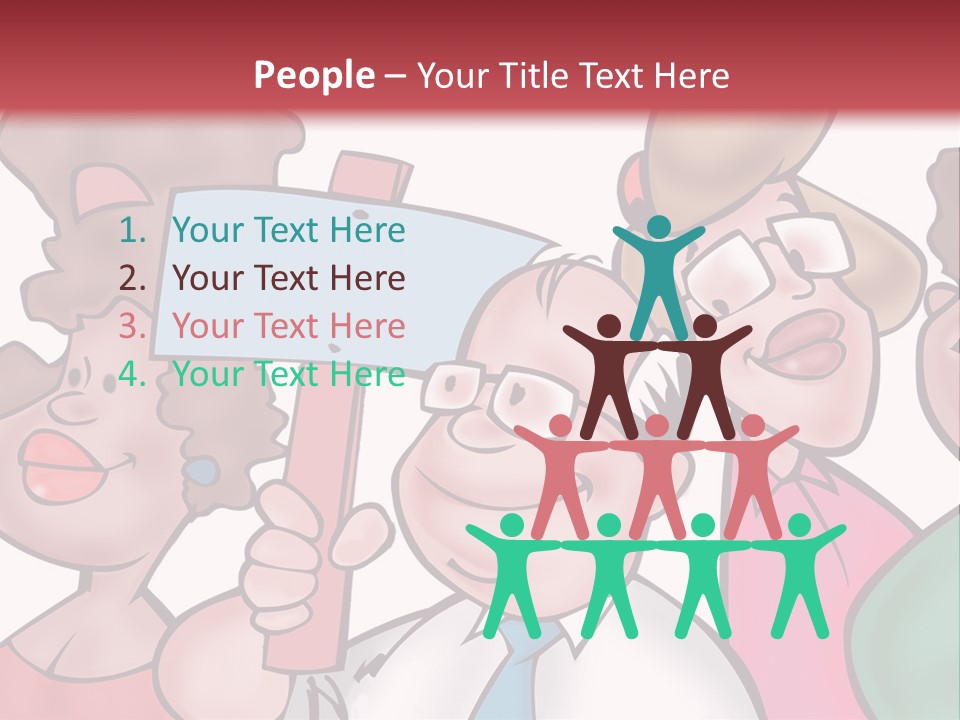 Some People Getting Together PowerPoint Template