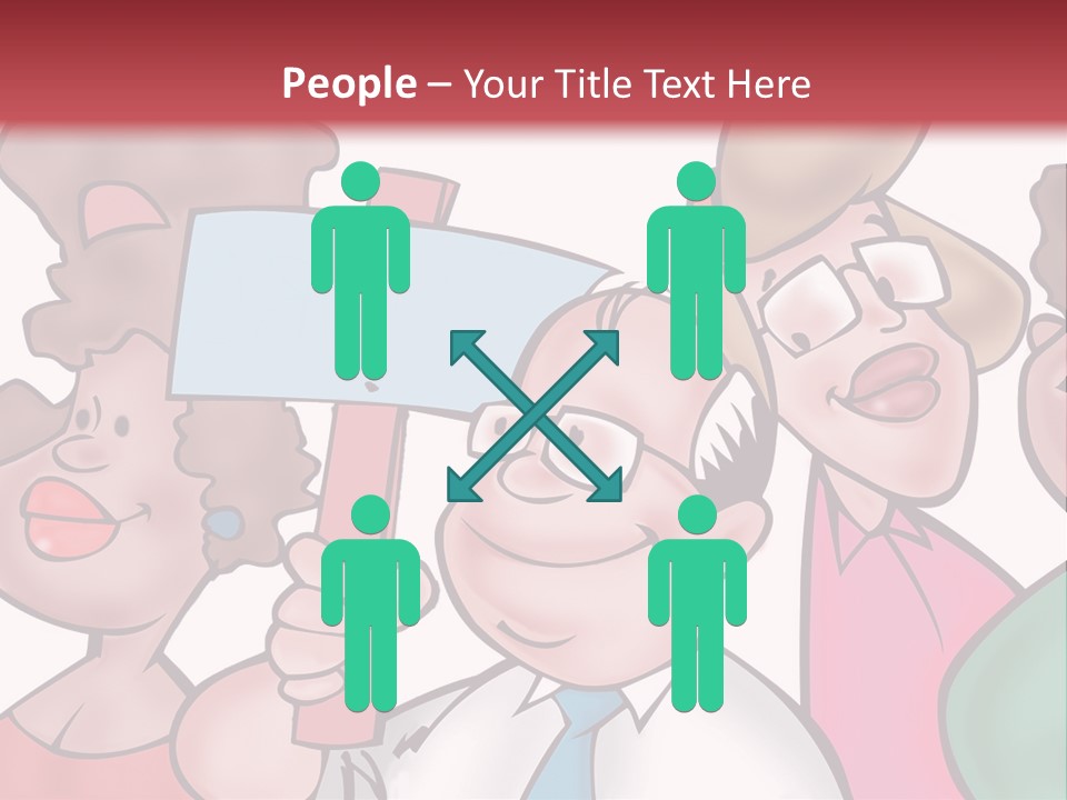 Some People Getting Together PowerPoint Template