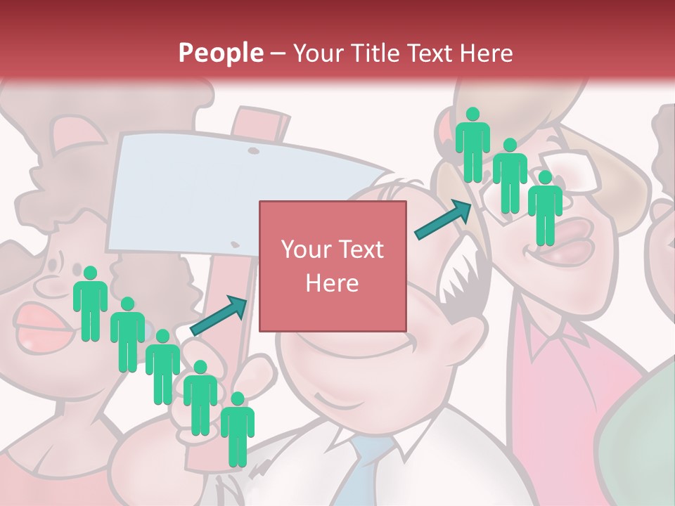 Some People Getting Together PowerPoint Template