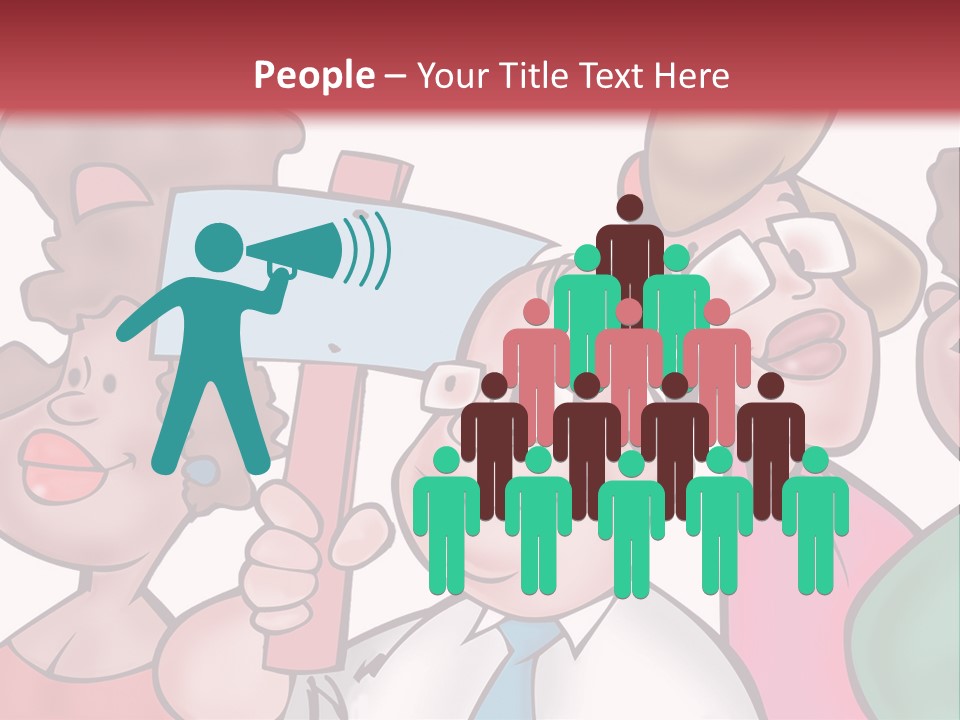 Some People Getting Together PowerPoint Template