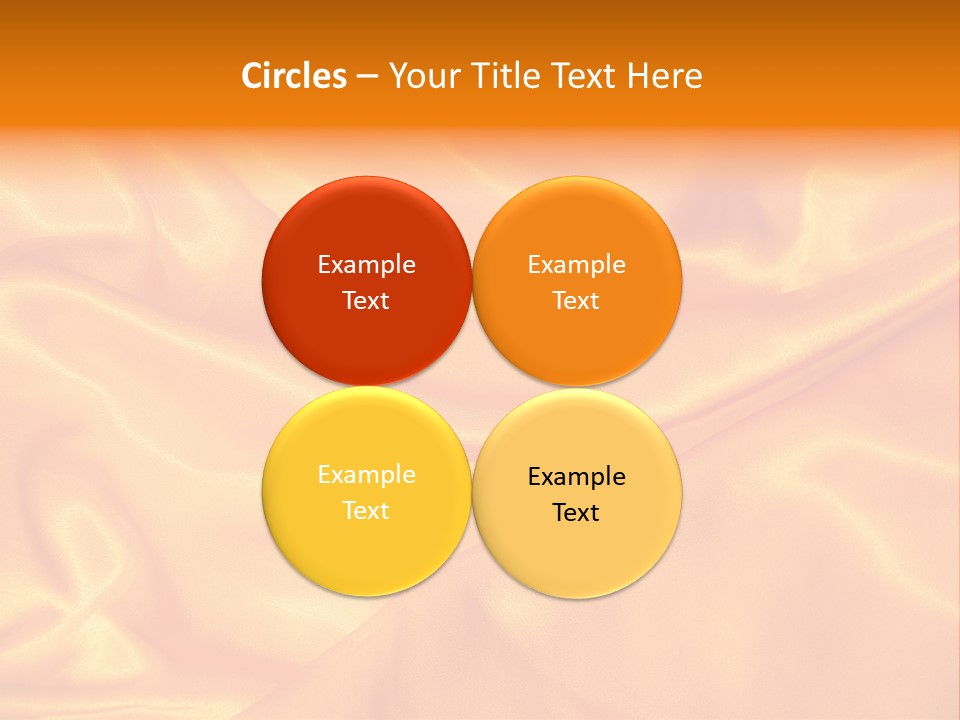 Golden Silk - Texture PowerPoint Template