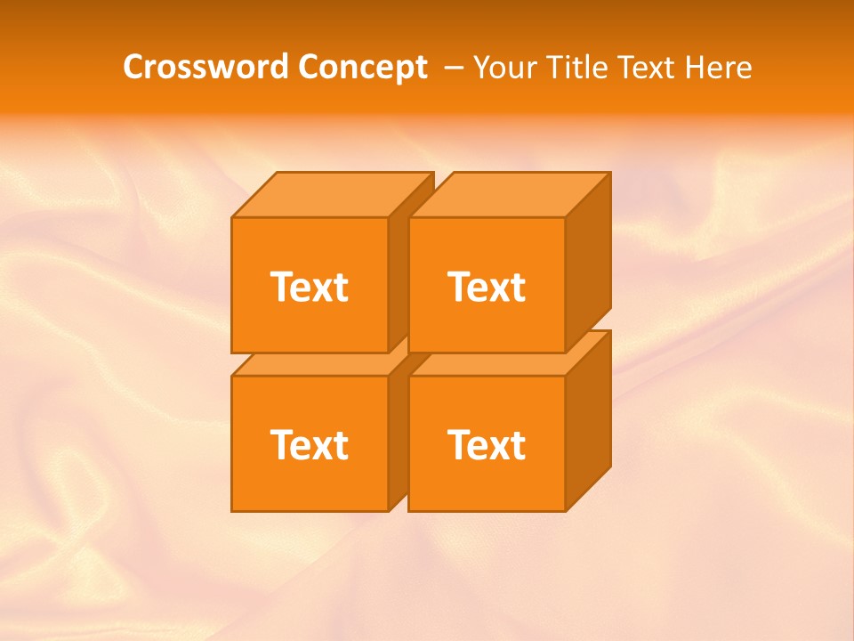 Golden Silk - Texture PowerPoint Template