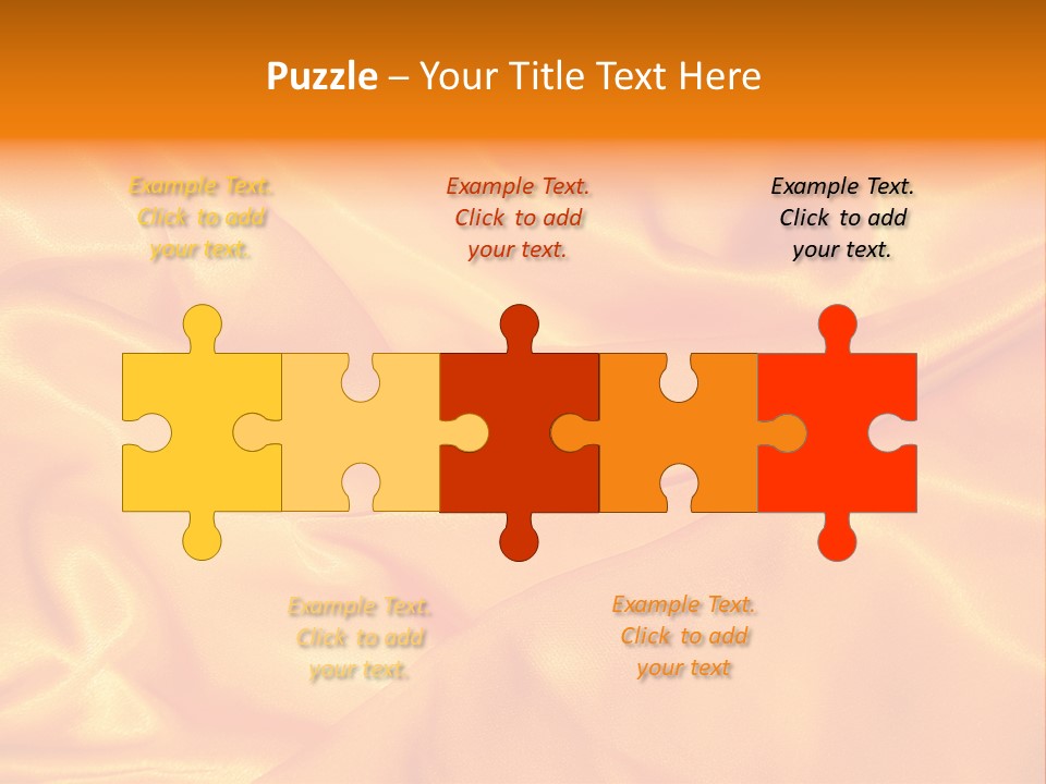 Golden Silk - Texture PowerPoint Template