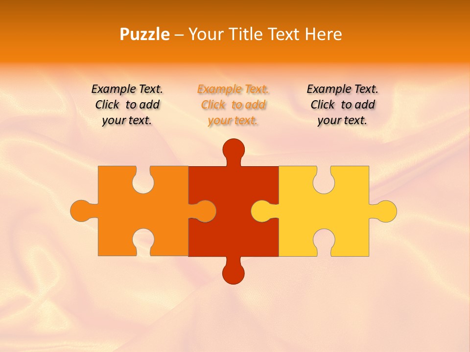 Golden Silk - Texture PowerPoint Template