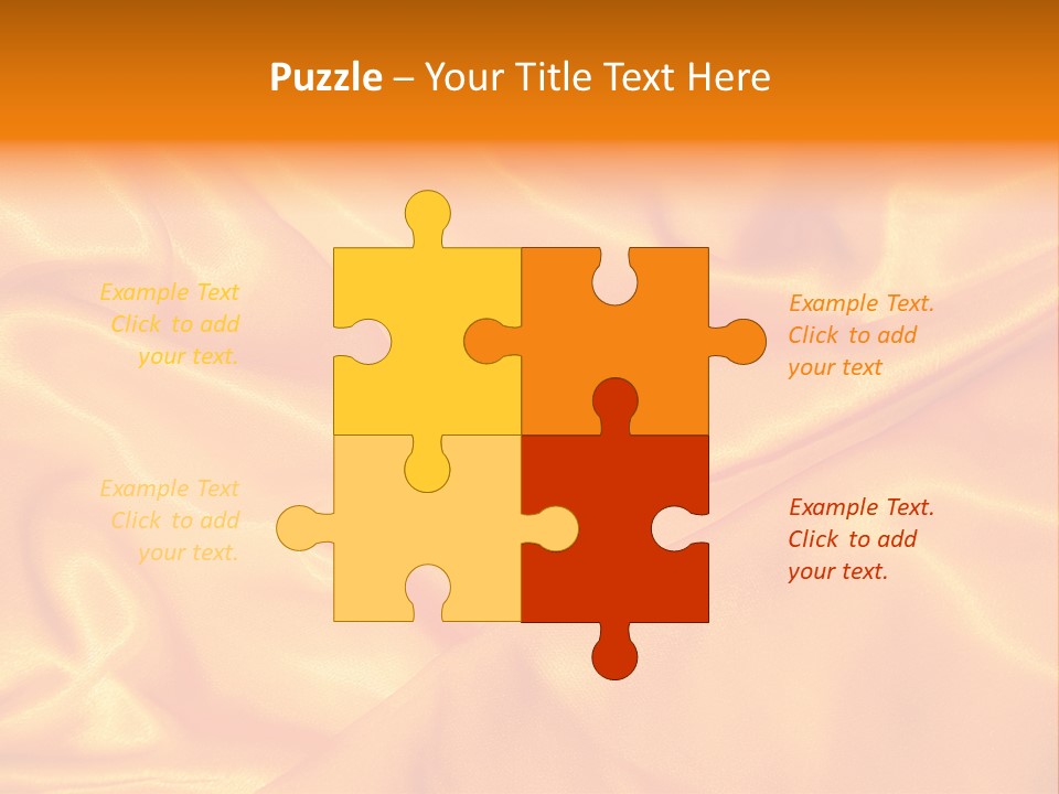 Golden Silk - Texture PowerPoint Template