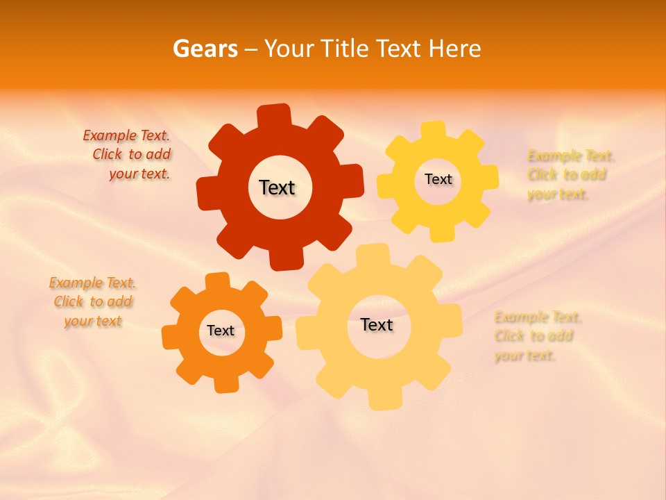 Golden Silk - Texture PowerPoint Template