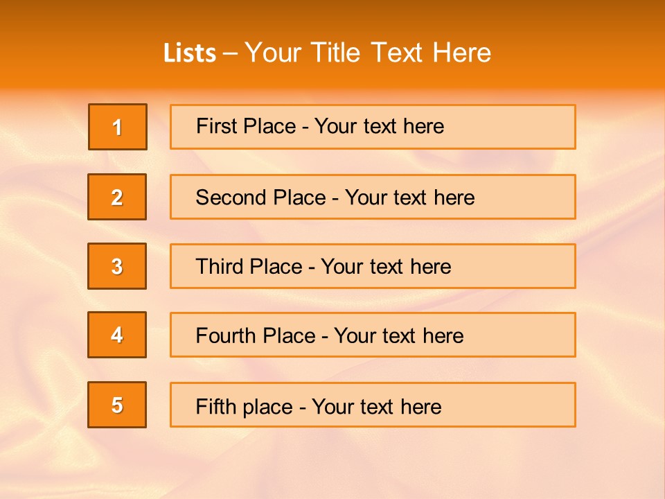 Golden Silk - Texture PowerPoint Template