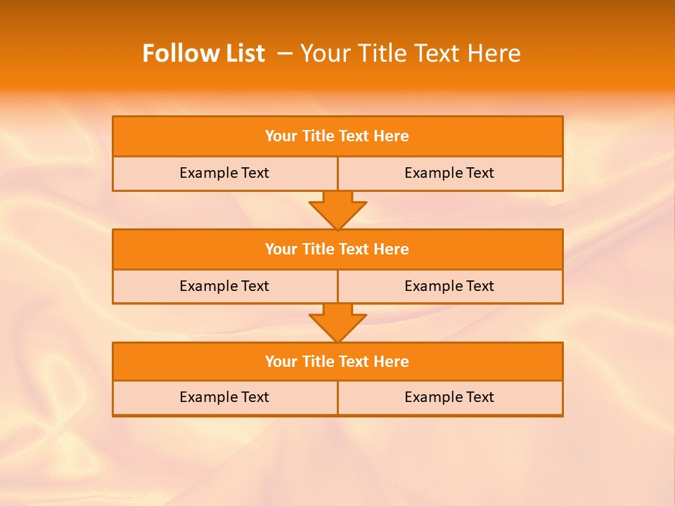 Golden Silk - Texture PowerPoint Template