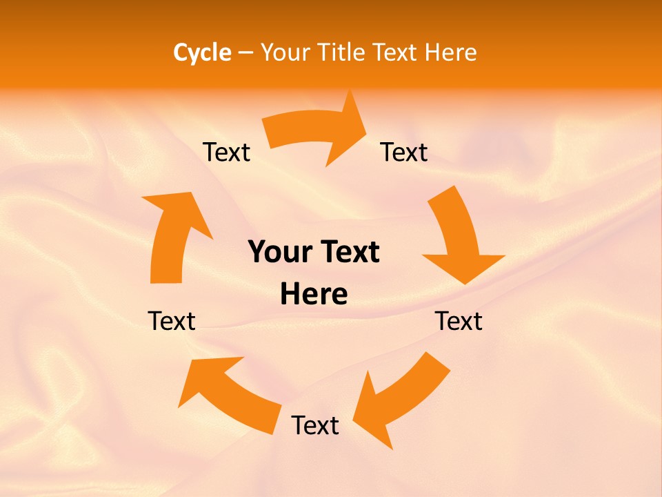 Golden Silk - Texture PowerPoint Template