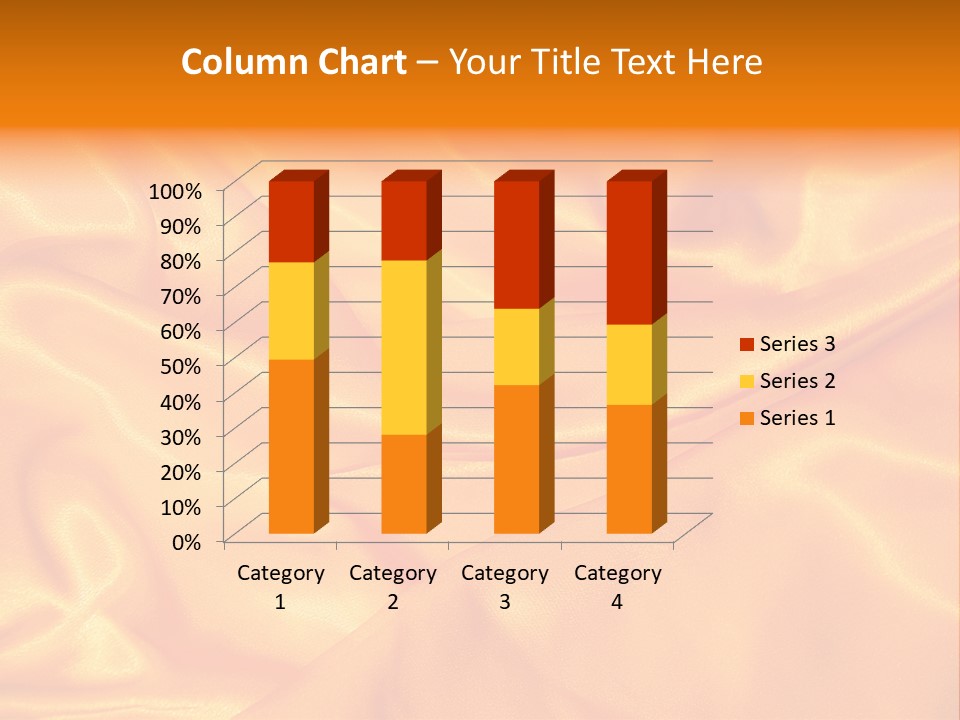 Golden Silk - Texture PowerPoint Template