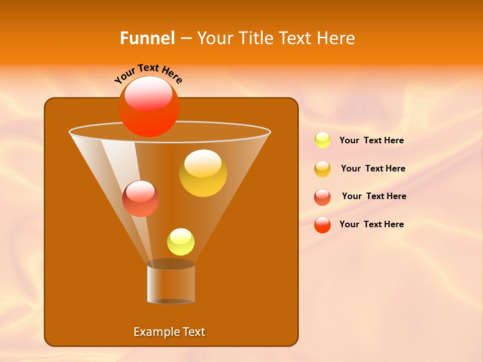Golden Silk - Texture PowerPoint Template