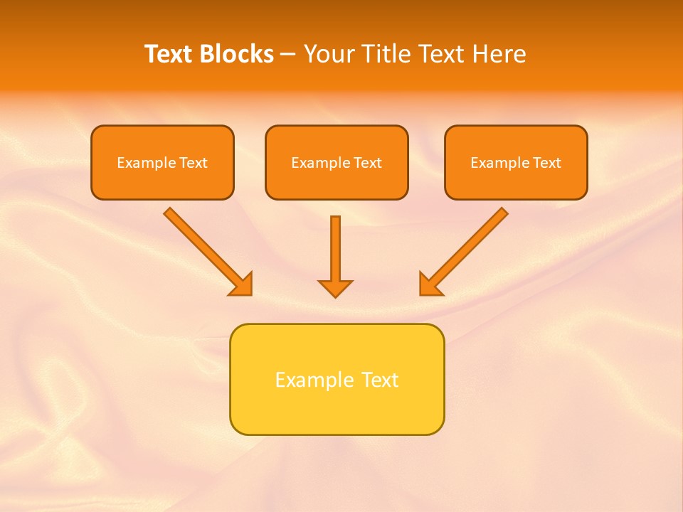 Golden Silk - Texture PowerPoint Template