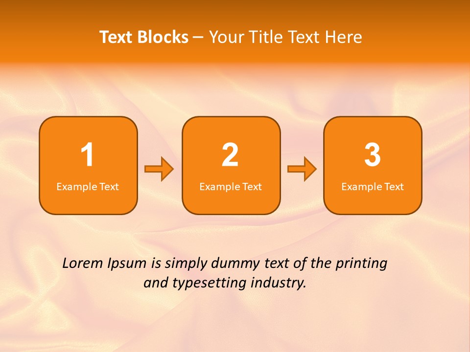 Golden Silk - Texture PowerPoint Template