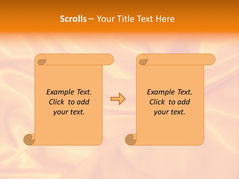Golden Silk - Texture PowerPoint Template