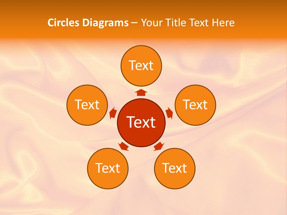 Golden Silk - Texture PowerPoint Template