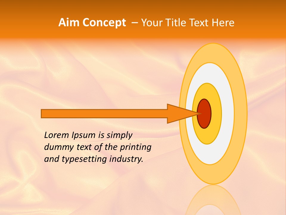 Golden Silk - Texture PowerPoint Template