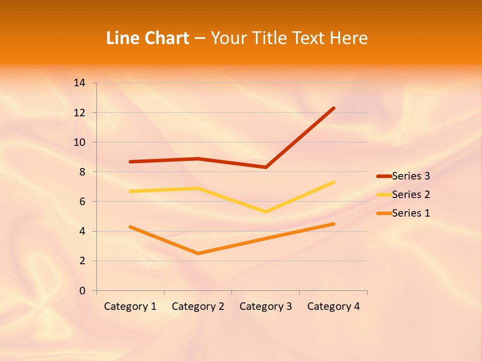 Golden Silk - Texture PowerPoint Template