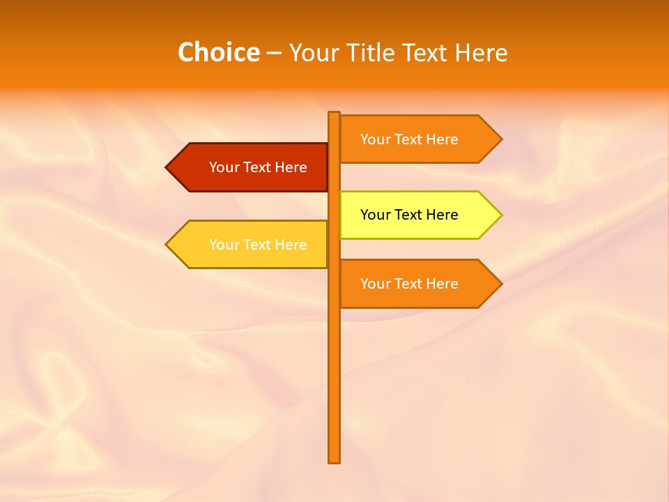 Golden Silk - Texture PowerPoint Template