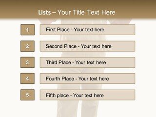 Casual Senior Man Talking To The Viewer; Isolated On White PowerPoint Template