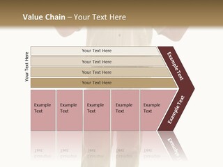 Casual Senior Man Talking To The Viewer; Isolated On White PowerPoint Template