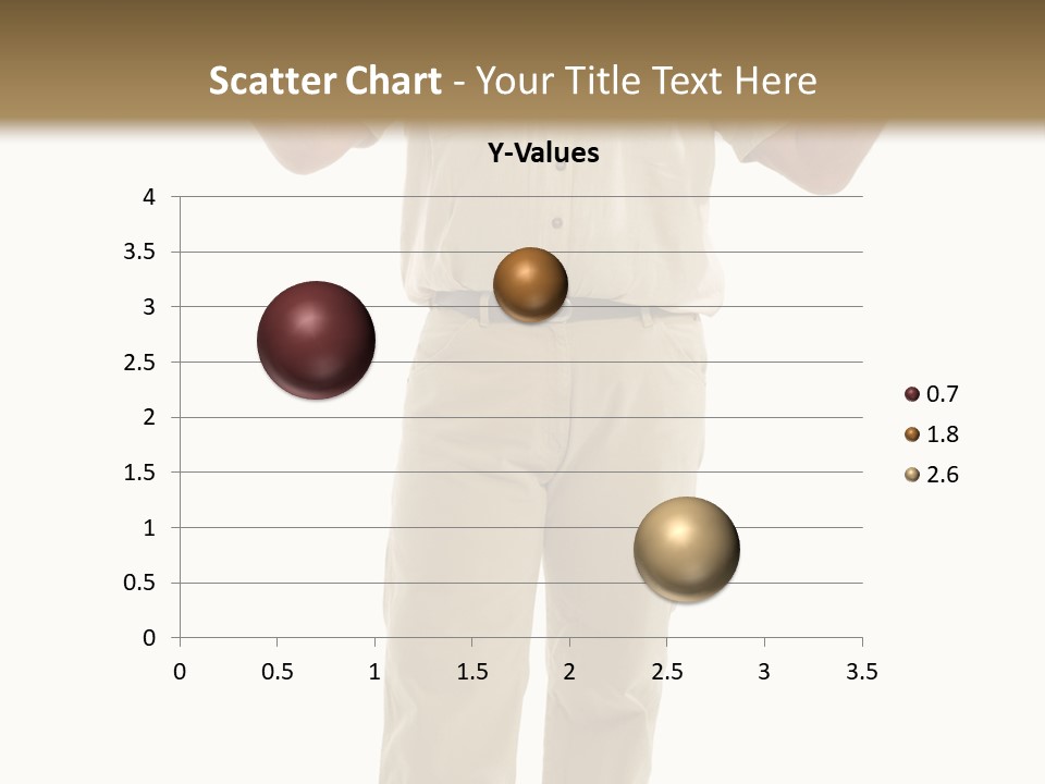 Casual Senior Man Talking To The Viewer; Isolated On White PowerPoint Template