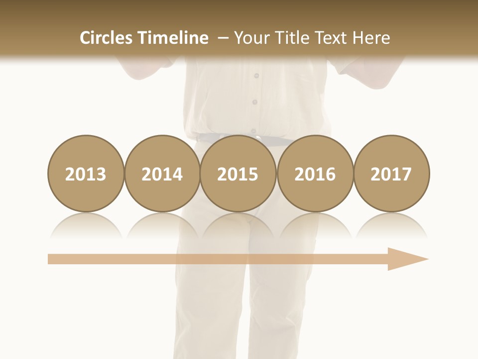 Casual Senior Man Talking To The Viewer; Isolated On White PowerPoint Template