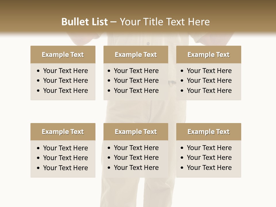 Casual Senior Man Talking To The Viewer; Isolated On White PowerPoint Template