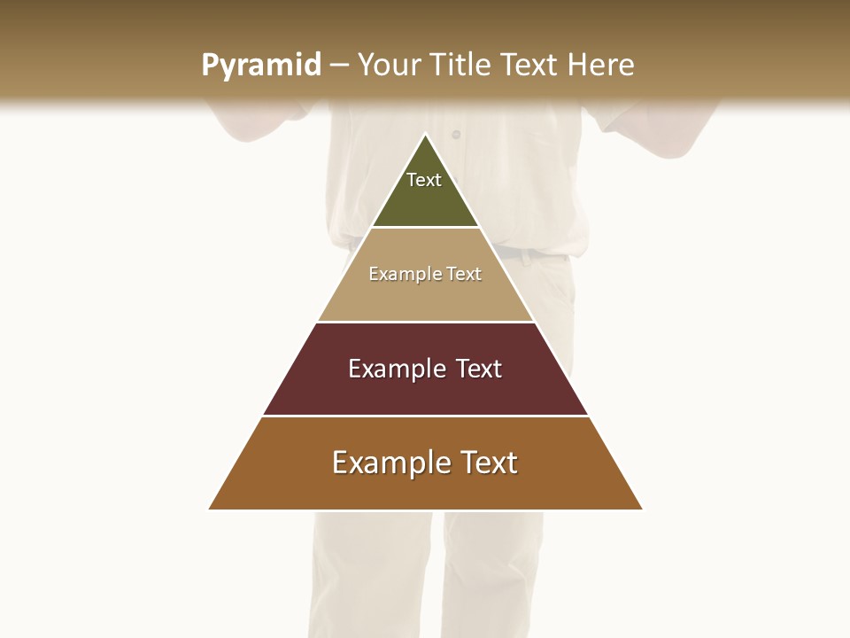 Casual Senior Man Talking To The Viewer; Isolated On White PowerPoint Template