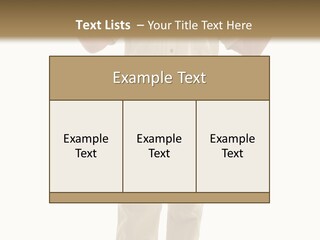 Casual Senior Man Talking To The Viewer; Isolated On White PowerPoint Template