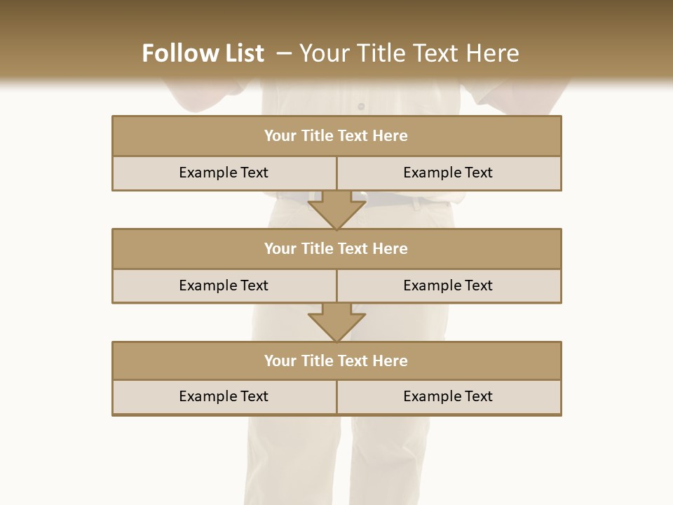 Casual Senior Man Talking To The Viewer; Isolated On White PowerPoint Template