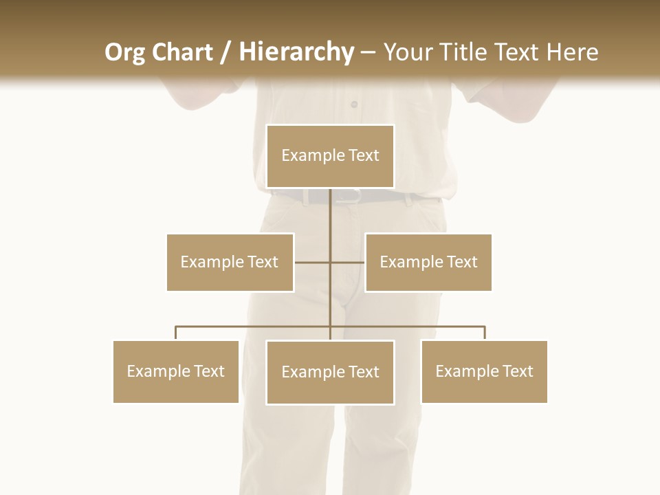 Casual Senior Man Talking To The Viewer; Isolated On White PowerPoint Template