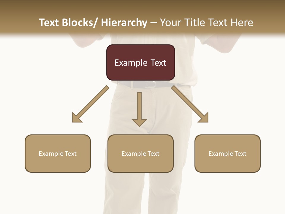 Casual Senior Man Talking To The Viewer; Isolated On White PowerPoint Template