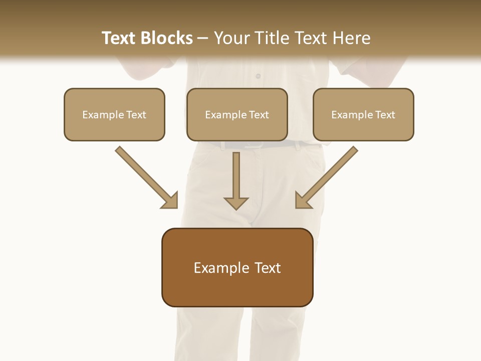 Casual Senior Man Talking To The Viewer; Isolated On White PowerPoint Template