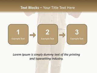 Casual Senior Man Talking To The Viewer; Isolated On White PowerPoint Template