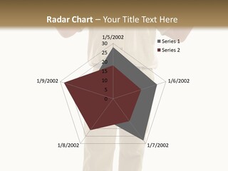 Casual Senior Man Talking To The Viewer; Isolated On White PowerPoint Template