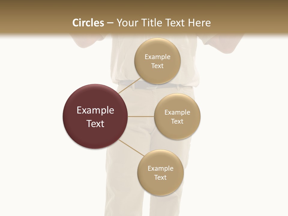 Casual Senior Man Talking To The Viewer; Isolated On White PowerPoint Template