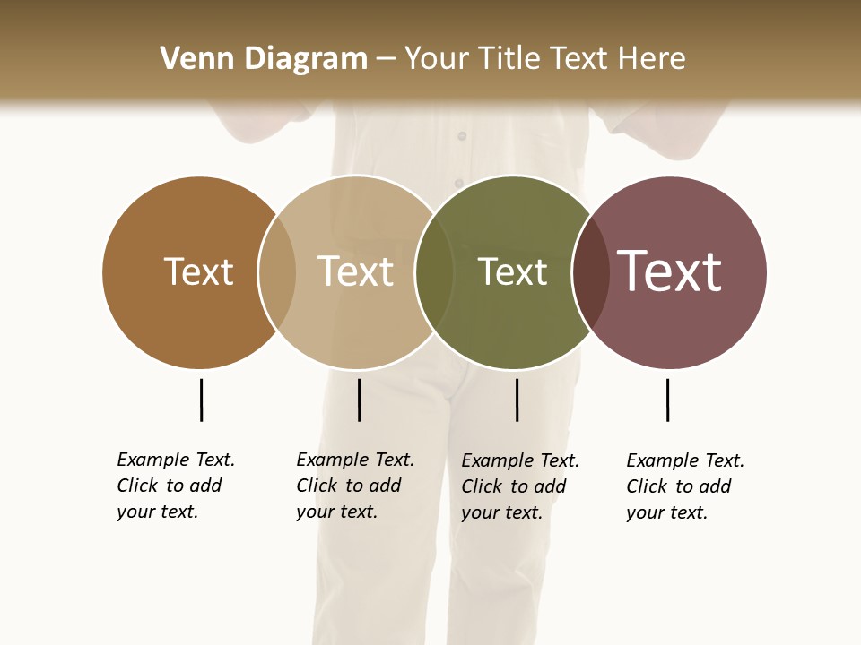 Casual Senior Man Talking To The Viewer; Isolated On White PowerPoint Template