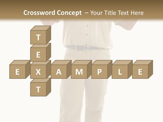 Casual Senior Man Talking To The Viewer; Isolated On White PowerPoint Template