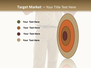 Casual Senior Man Talking To The Viewer; Isolated On White PowerPoint Template