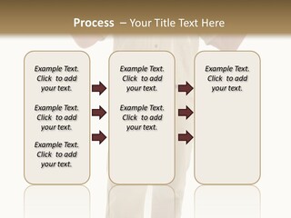 Casual Senior Man Talking To The Viewer; Isolated On White PowerPoint Template