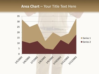 Casual Senior Man Talking To The Viewer; Isolated On White PowerPoint Template