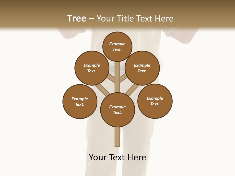 Casual Senior Man Talking To The Viewer; Isolated On White PowerPoint Template