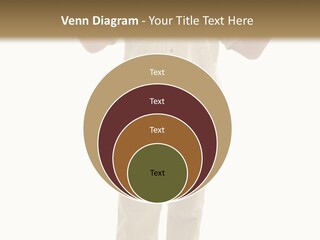 Casual Senior Man Talking To The Viewer; Isolated On White PowerPoint Template