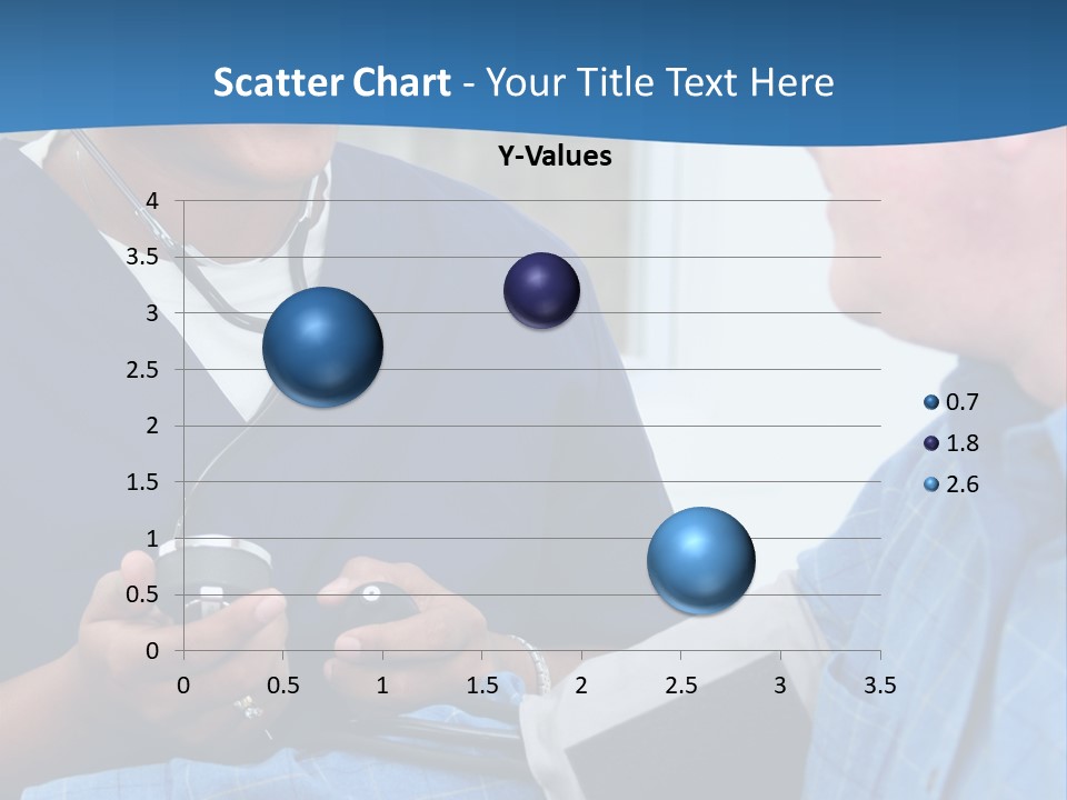 Man Having His Blood Pressure Checked By A Nurse PowerPoint Template