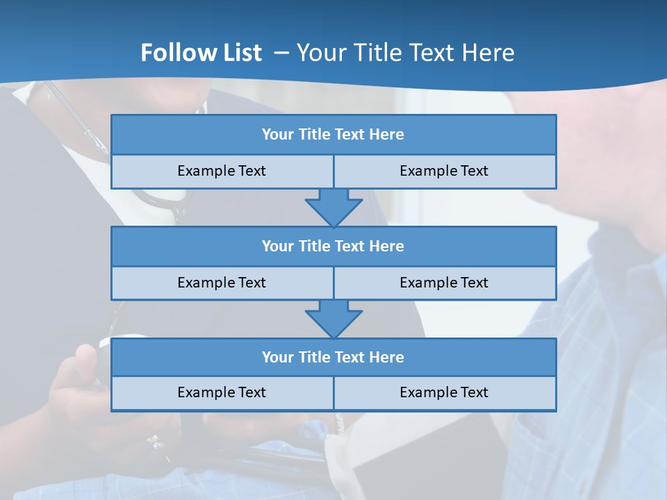 Man Having His Blood Pressure Checked By A Nurse PowerPoint Template