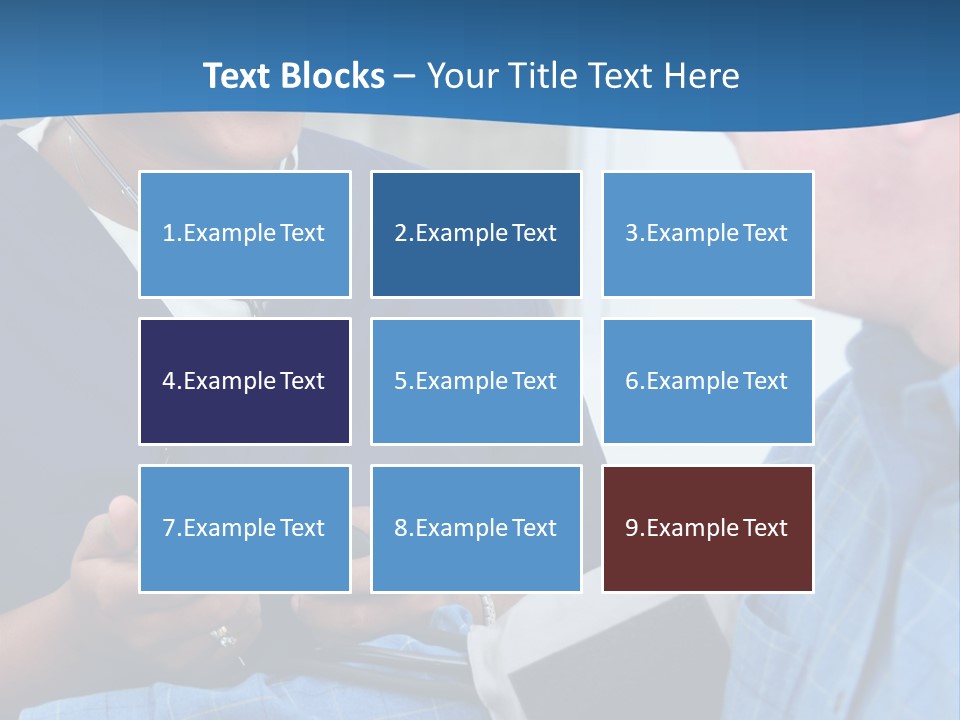 Man Having His Blood Pressure Checked By A Nurse PowerPoint Template