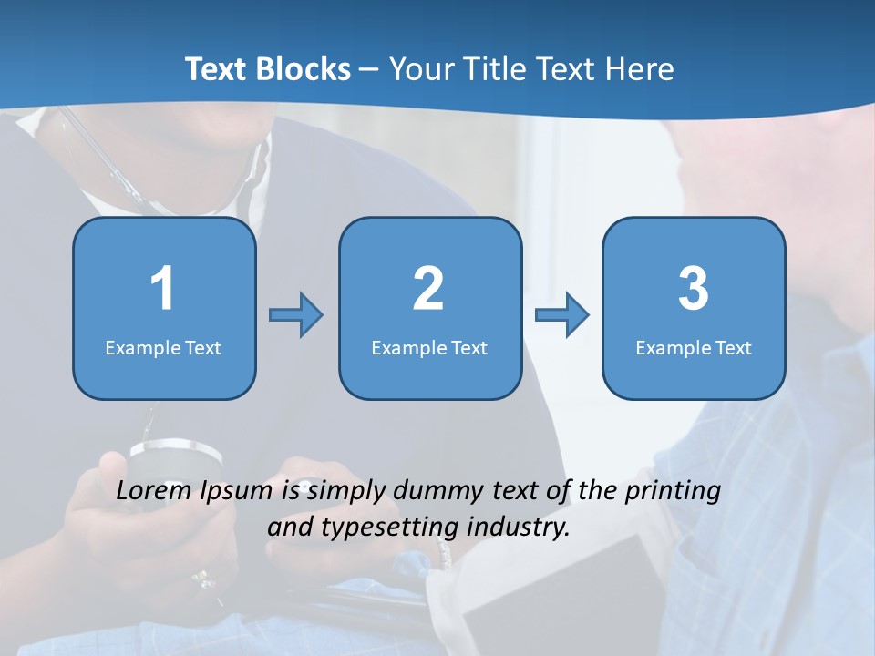 Man Having His Blood Pressure Checked By A Nurse PowerPoint Template