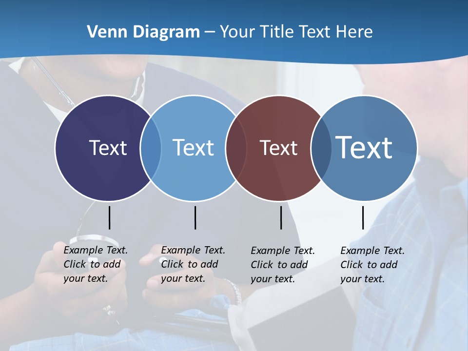 Man Having His Blood Pressure Checked By A Nurse PowerPoint Template