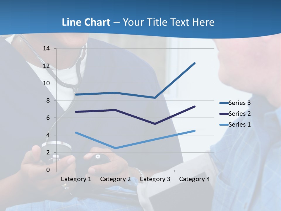 Man Having His Blood Pressure Checked By A Nurse PowerPoint Template