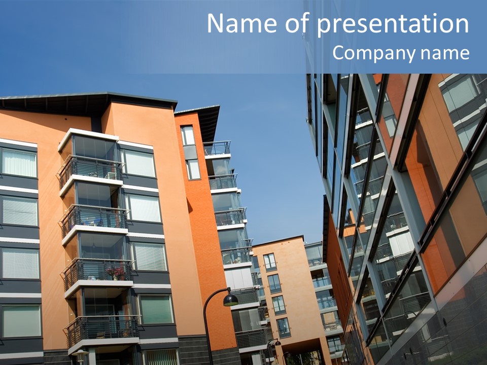 Apartment Houses In Finland PowerPoint Template